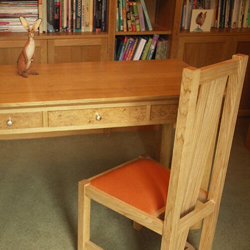 Desk and chair